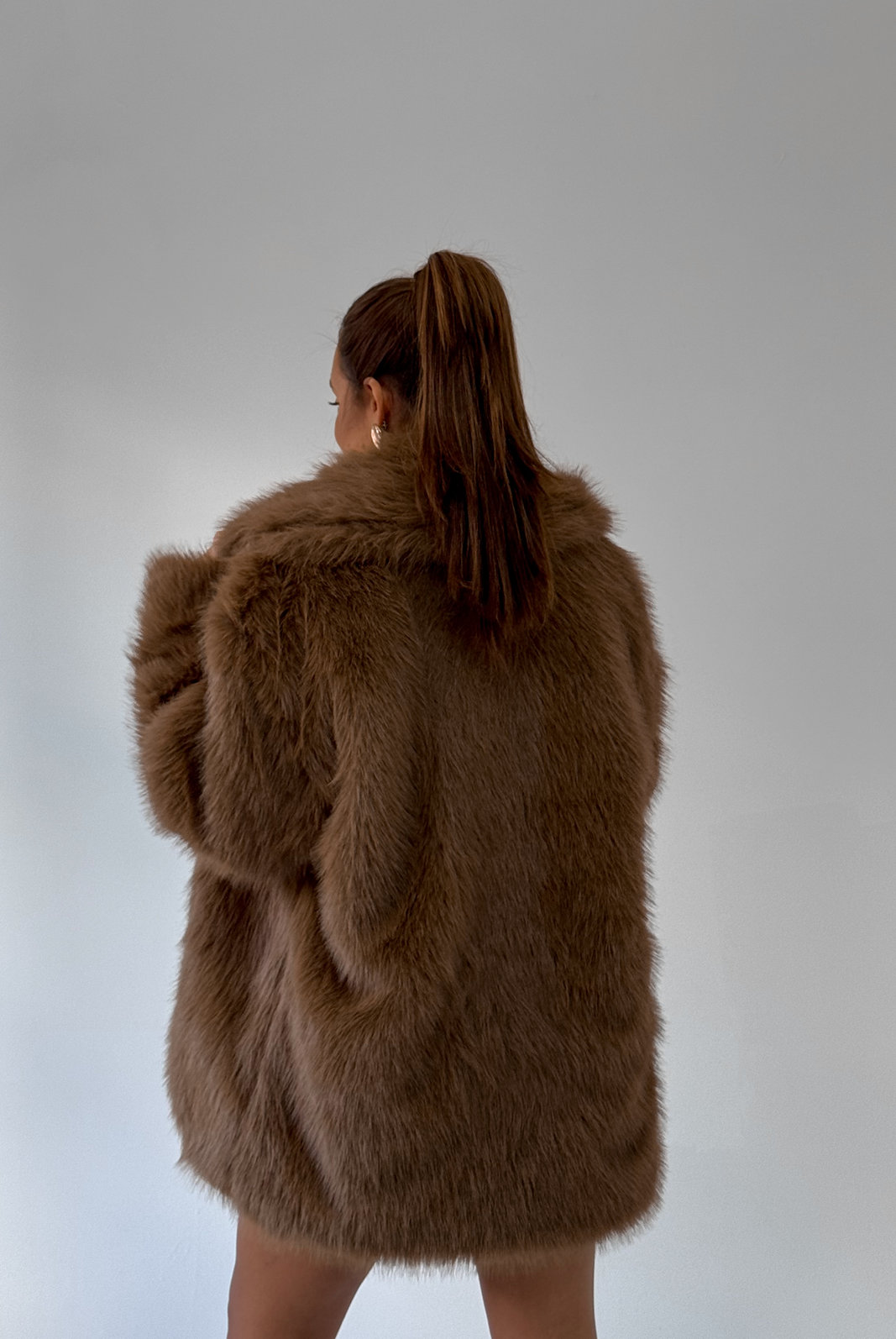CASACO OVERSIZED DE PELO JADE CASACO OVERSIZED DE PELO JADE