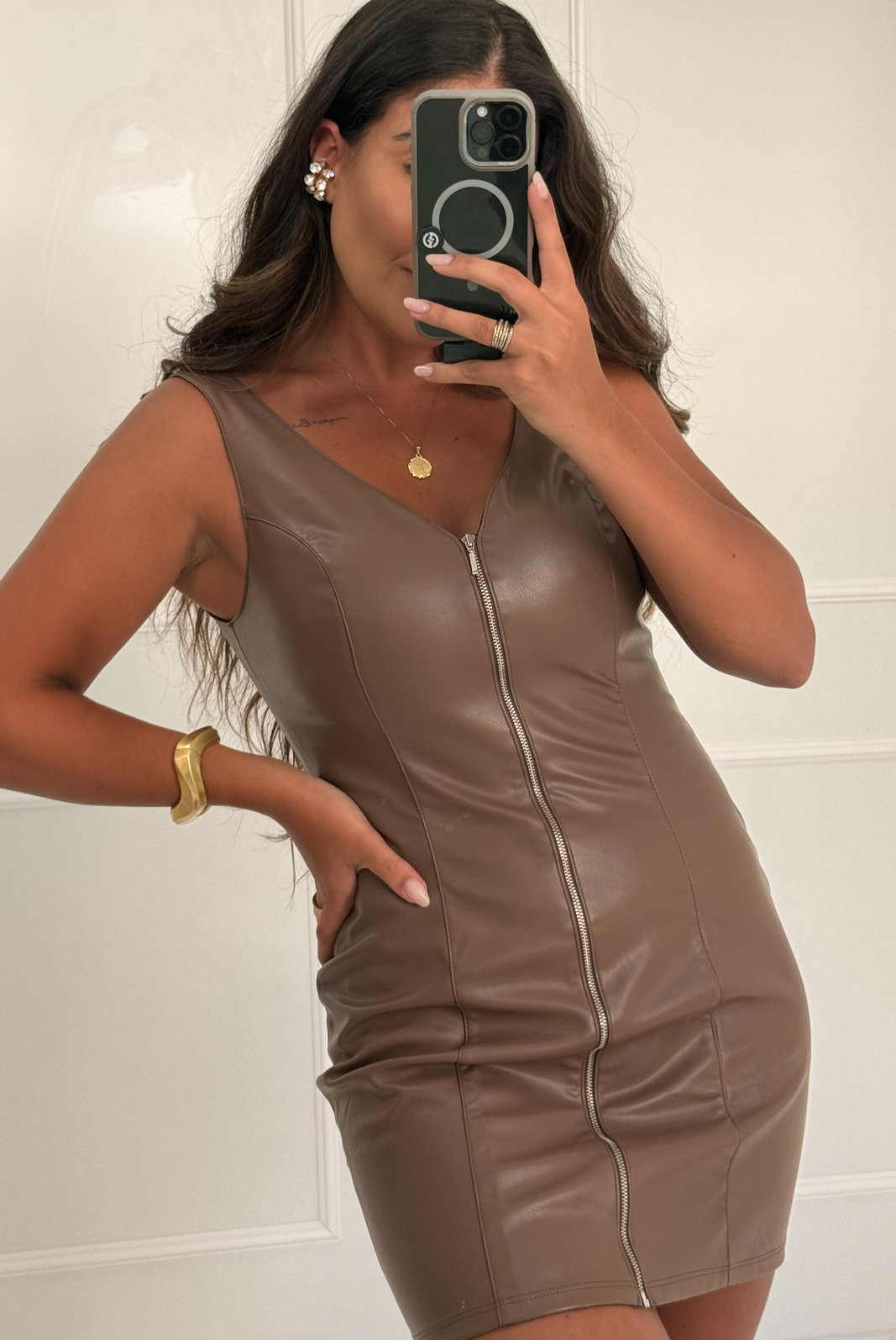 VESTIDO CURTO COM ZIPER FRONTAL ALICE MYFT VESTIDO CURTO COM ZIPER FRONTAL ALICE MYFT