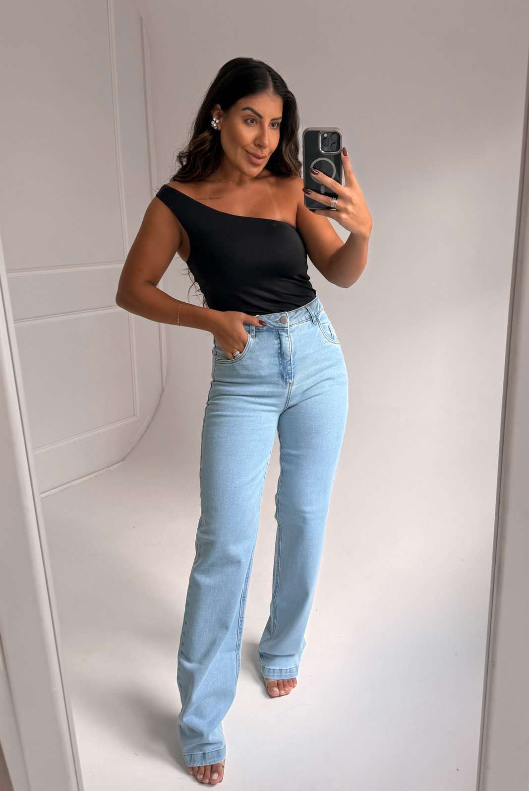 CALÇA JEANS POWER WIDE LEG LAÍS NIAH CALÇA JEANS POWER WIDE LEG LAÍS NIAH
