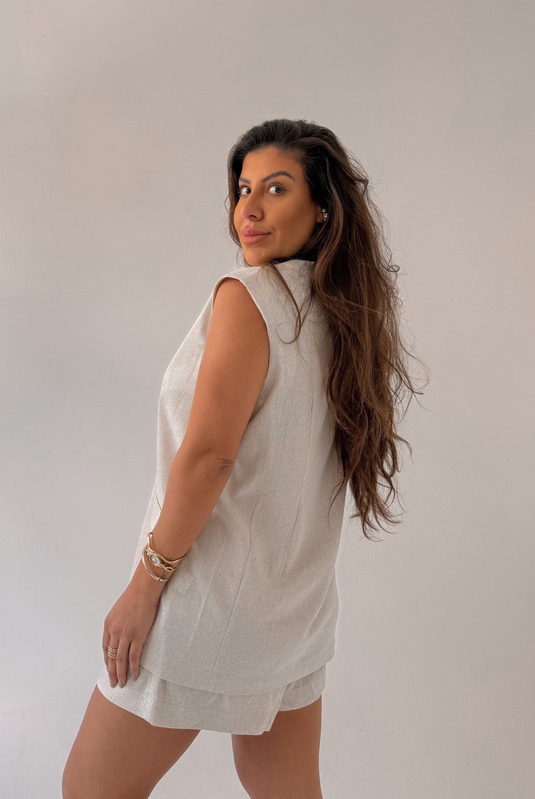 COLETE EM LINHO ARIA COLETE EM LINHO ARIA