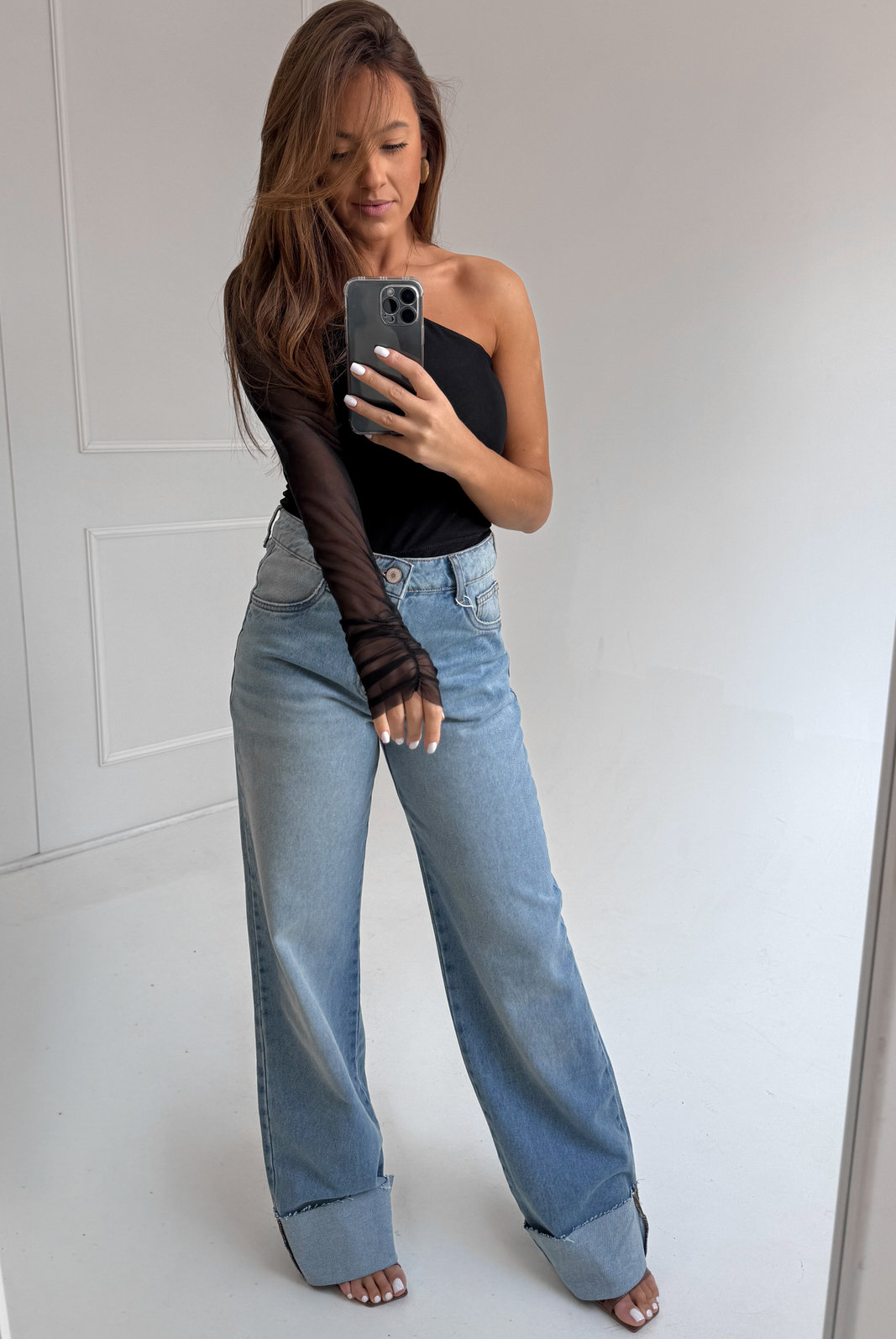 BLUSA OMBRO ÚNICO THAIS MYFT BLUSA OMBRO ÚNICO THAIS MYFT