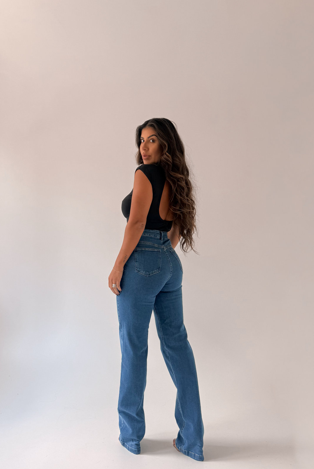 CALÇA JEANS POWER WIDE LEG STACY NIAH CALÇA JEANS POWER WIDE LEG STACY NIAH
