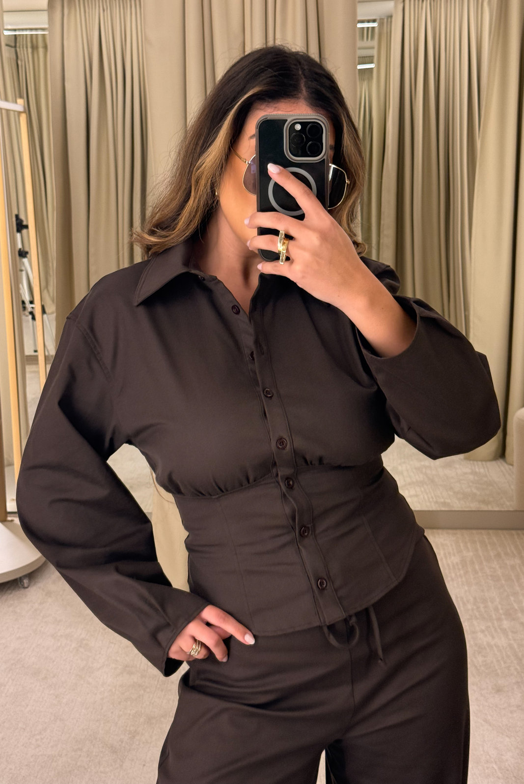 CAMISA CORSET MANGA LONGA JULIA CAMISA CORSET MANGA LONGA JULIA