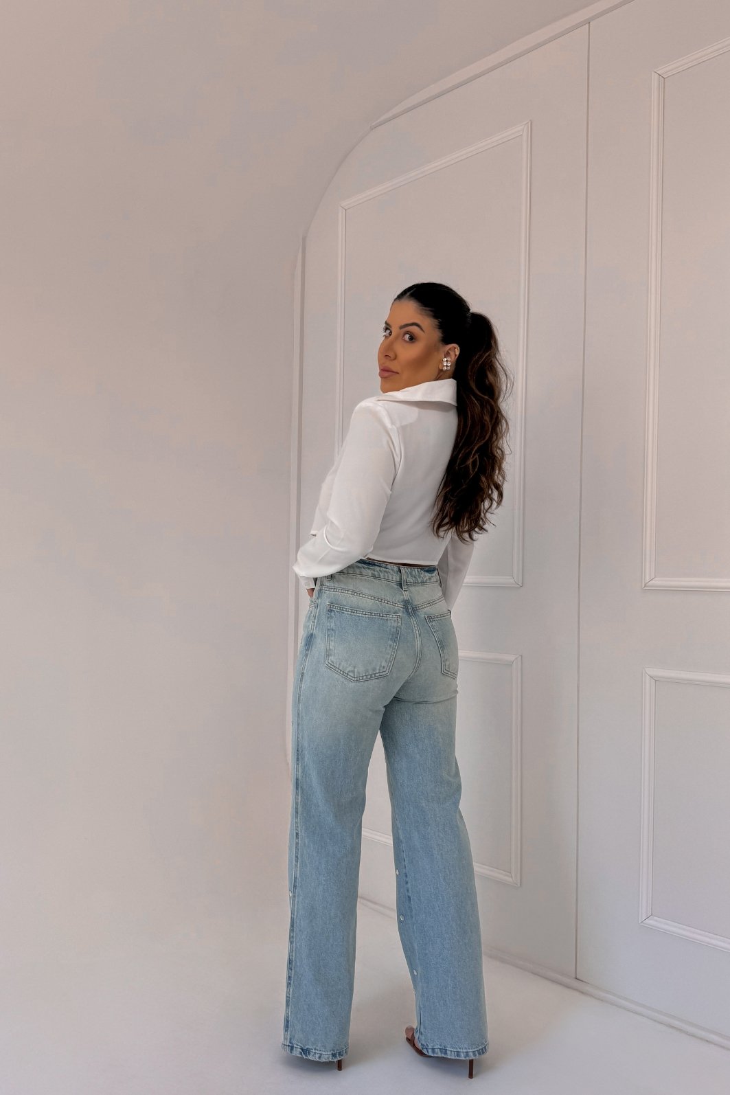 CALÇA JEANS FULL LENGTH HIGH ISADORA MYFT CALÇA JEANS FULL LENGTH HIGH ISADORA MYFT