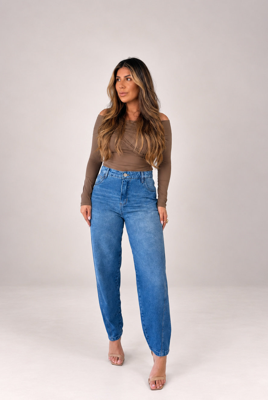 CALÇA JEANS BALLON FLAVIA NIAH CALÇA JEANS BALLON FLAVIA NIAH