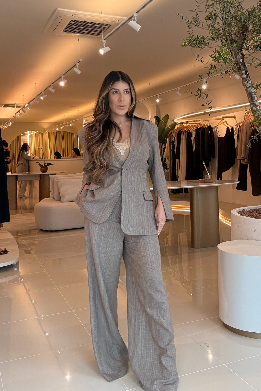 BLAZER ALONGADO FLORA BO BLAZER ALONGADO FLORA BO
