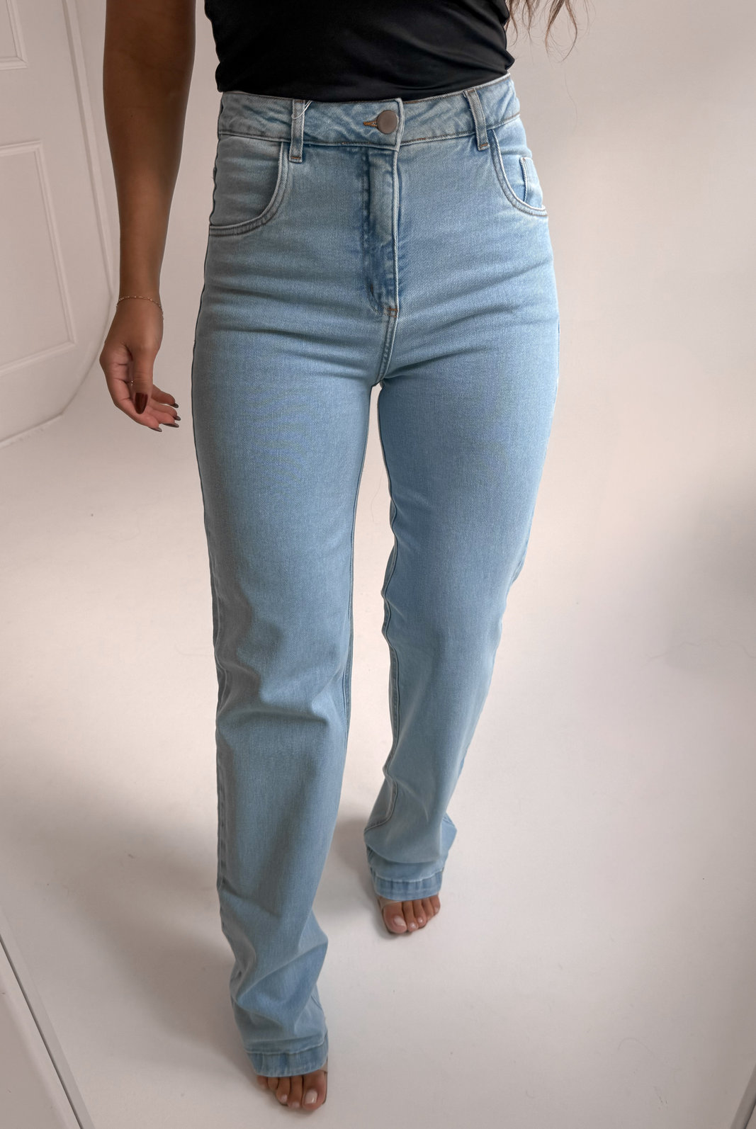 CALÇA JEANS POWER RETA LAÍS NIAH CALÇA JEANS POWER RETA LAÍS NIAH