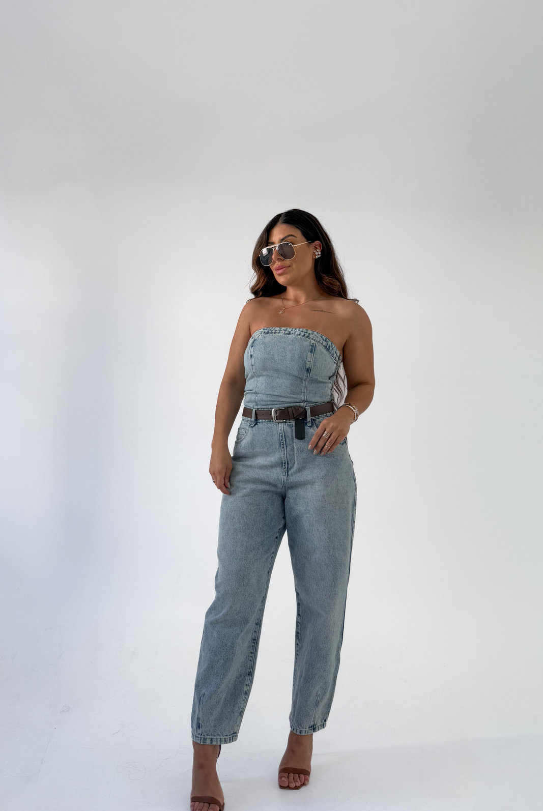 MACACÃO JEANS MELISSA MACACÃO JEANS MELISSA