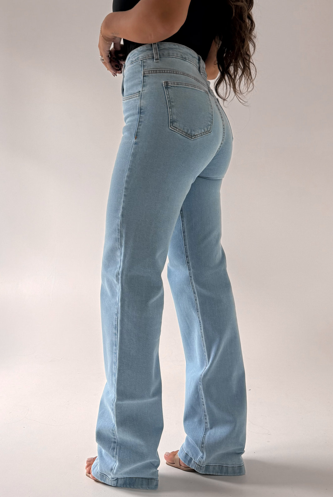CALÇA JEANS POWER WIDE LEG LAÍS NIAH CALÇA JEANS POWER WIDE LEG LAÍS NIAH