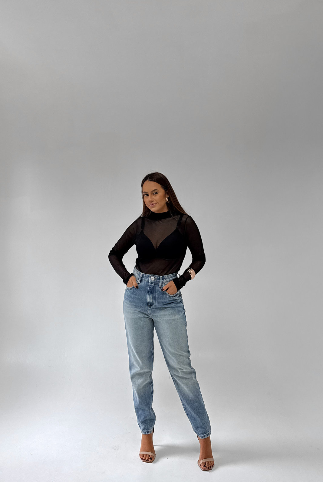BLUSA TULE DE GOLA SANDRA BLUSA TULE DE GOLA SANDRA