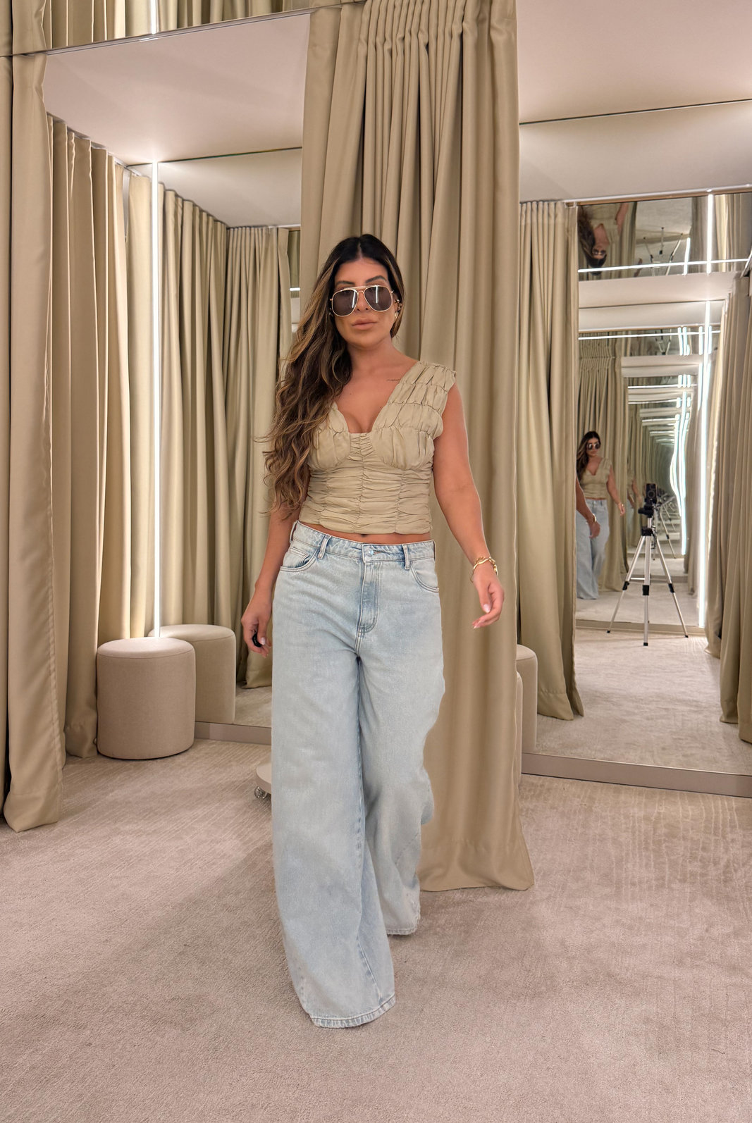 CALÇA JEANS RELAXED CINTURA MEDIA LUIZE CALÇA JEANS RELAXED CINTURA MEDIA LUIZE