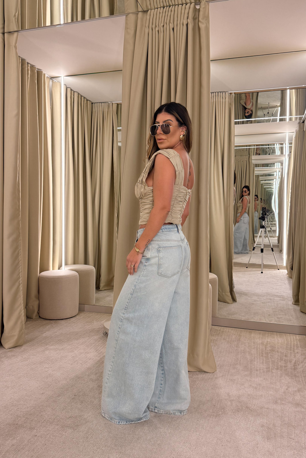 CALÇA JEANS RELAXED CINTURA MEDIA LUIZE CALÇA JEANS RELAXED CINTURA MEDIA LUIZE