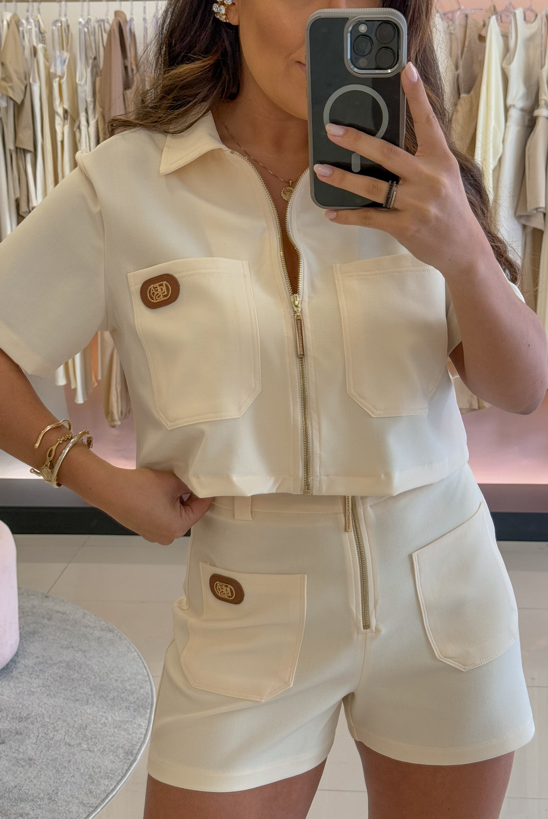 CAMISA CROPPED ANNE LANÇA PERFUME CAMISA CROPPED ANNE LANÇA PERFUME