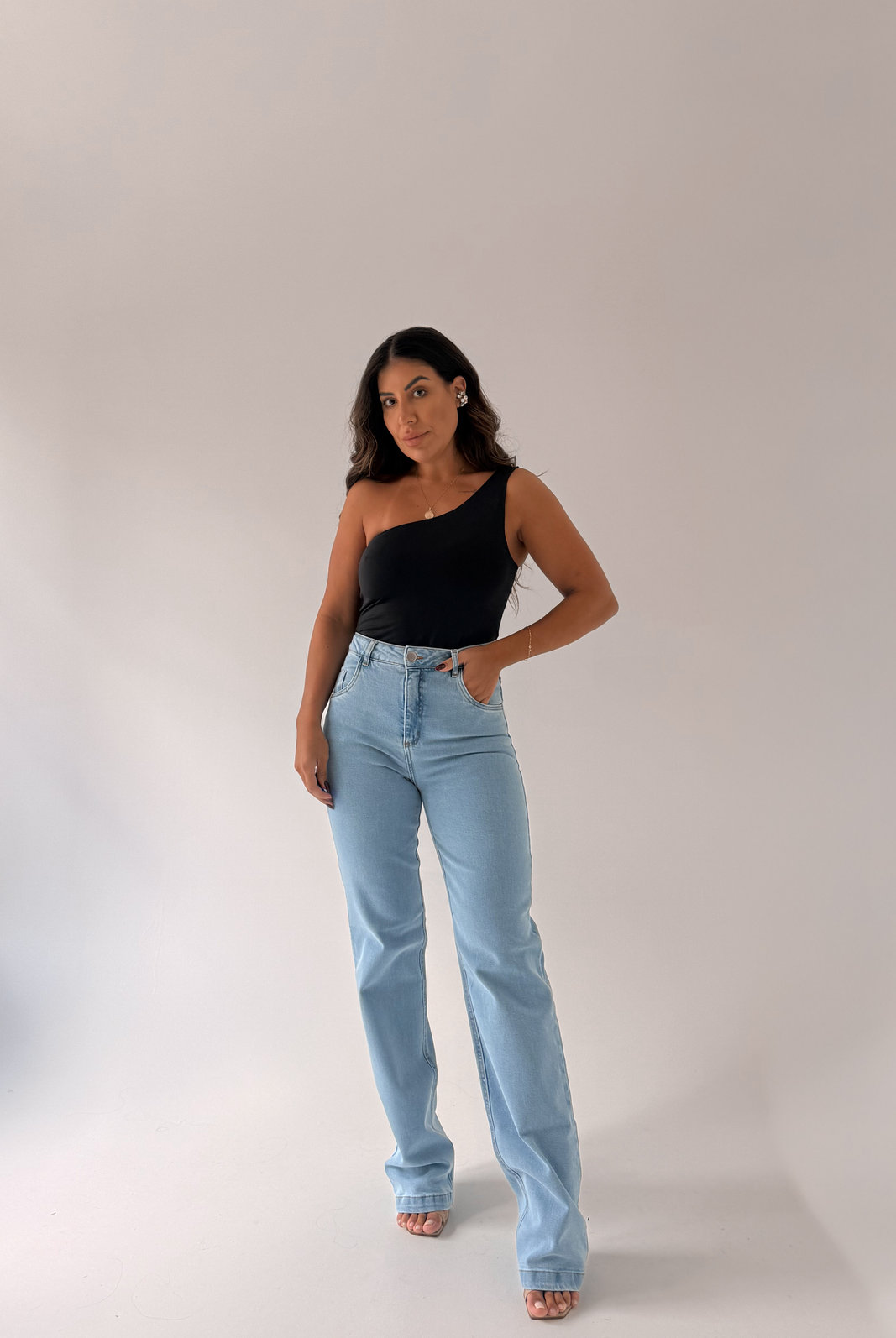 CALÇA JEANS POWER WIDE LEG LAÍS NIAH CALÇA JEANS POWER WIDE LEG LAÍS NIAH