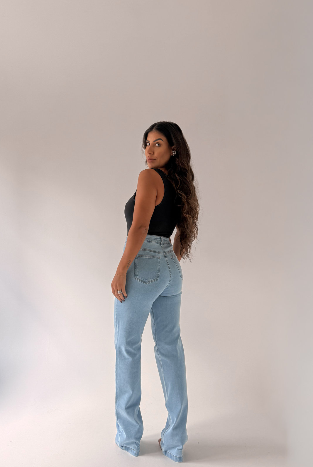 CALÇA JEANS POWER RETA LAÍS NIAH CALÇA JEANS POWER RETA LAÍS NIAH
