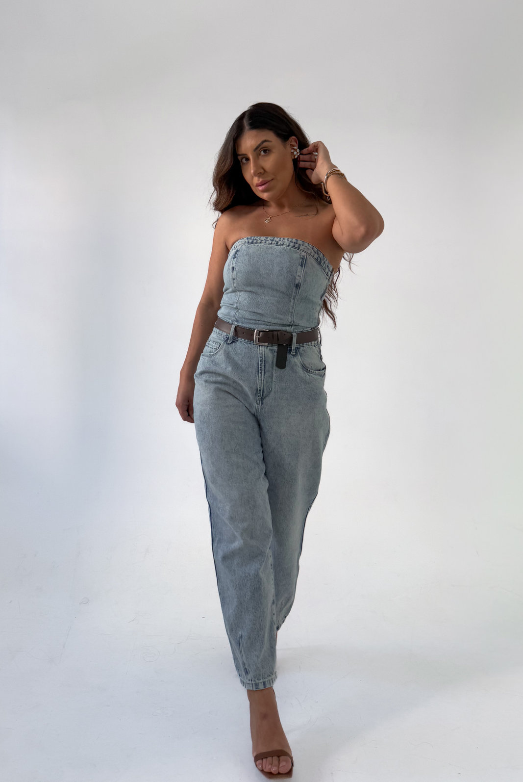 MACACÃO JEANS MELISSA MACACÃO JEANS MELISSA