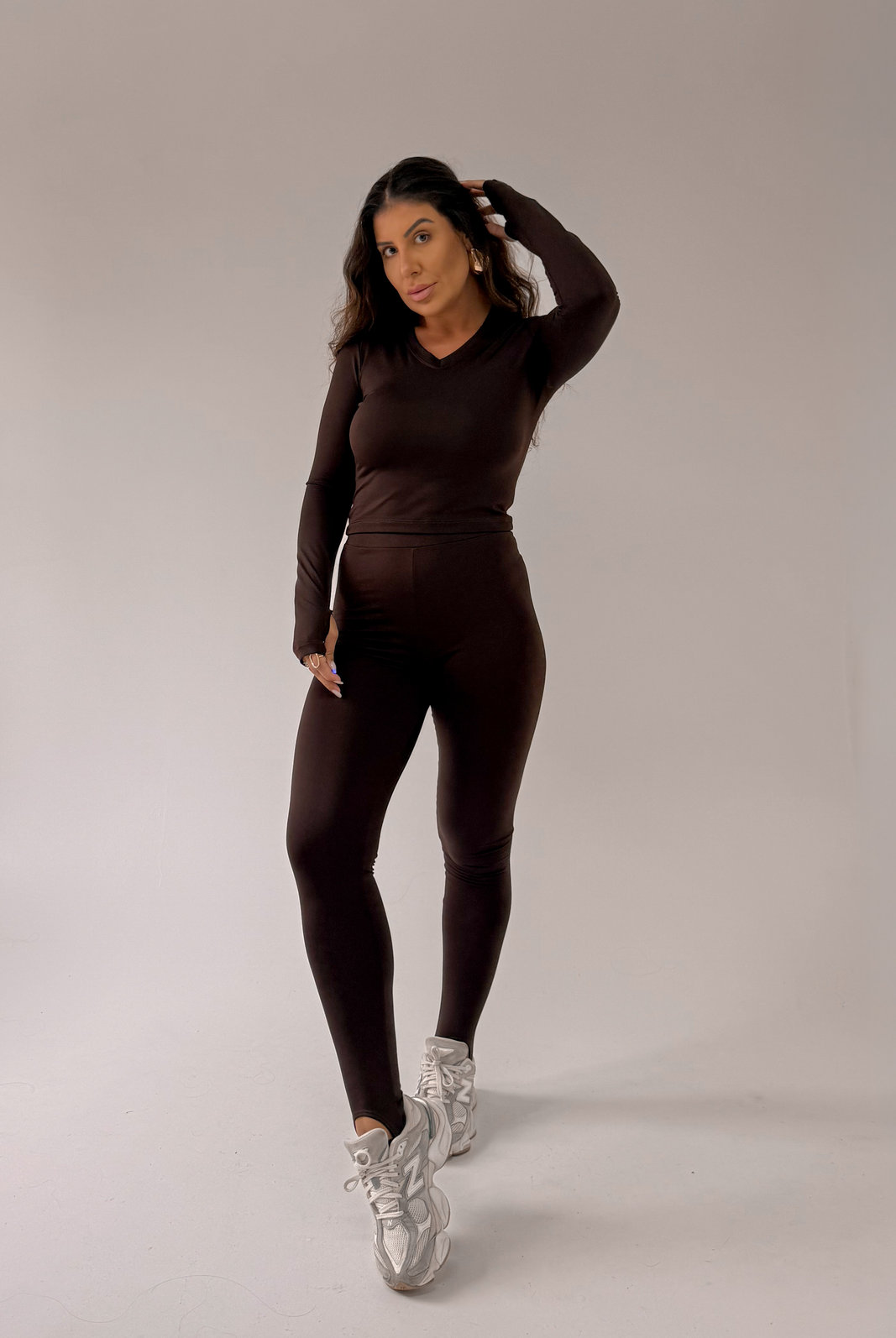 COMBO TÉRMICO CALÇA FUSô + BLUSA CROPPED GOLA V FER COMBO TÉRMICO CALÇA FUSô + BLUSA CROPPED GOLA V FER