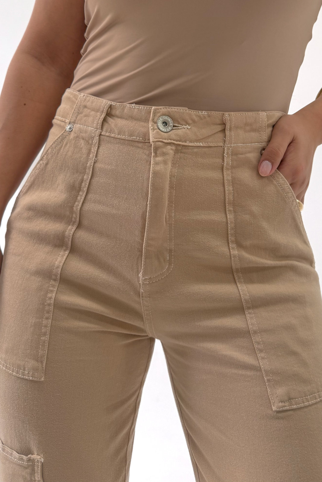 CALÇA CARGO EM SARJA IVY MY CALÇA CARGO EM SARJA IVY MY