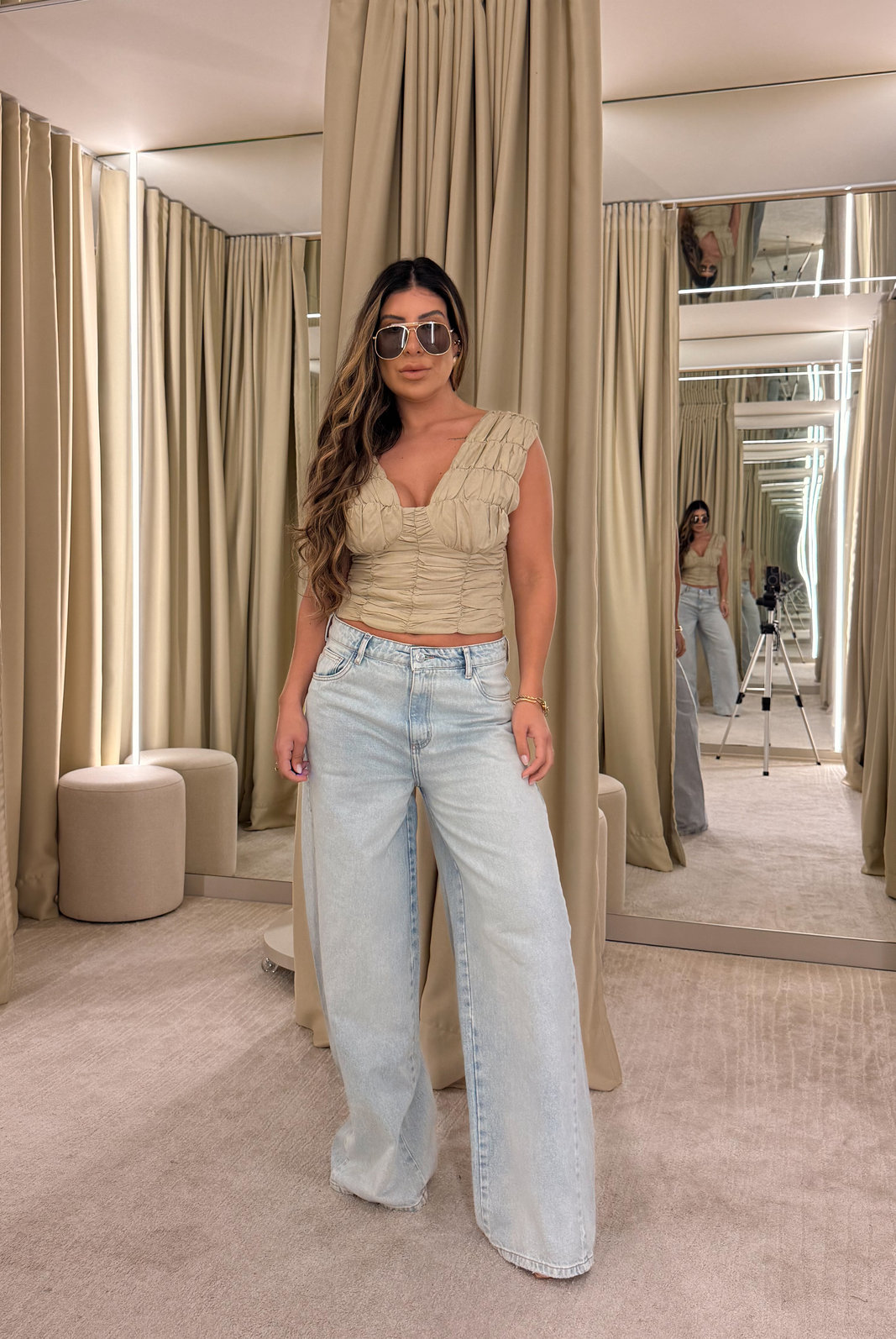 CALÇA JEANS RELAXED CINTURA MEDIA LUIZE CALÇA JEANS RELAXED CINTURA MEDIA LUIZE
