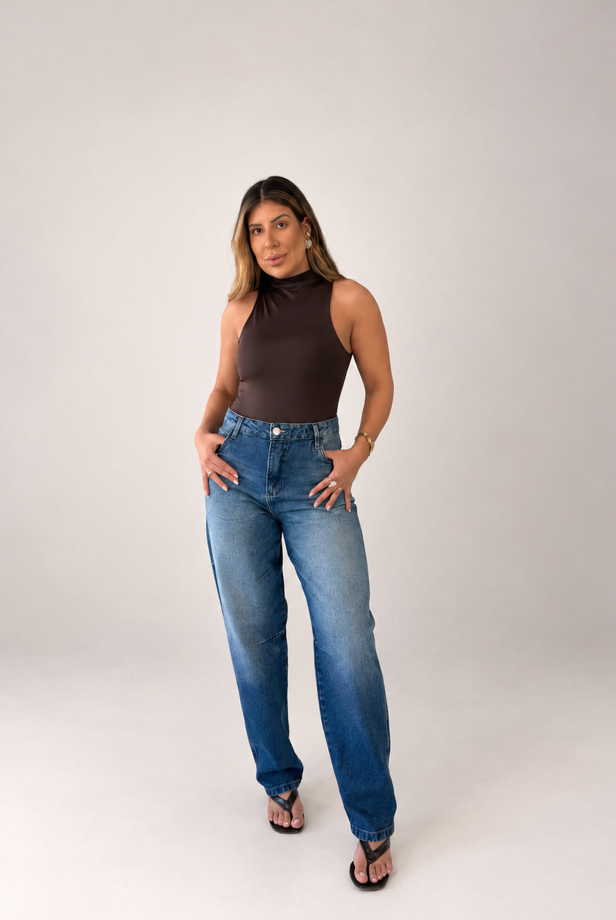 CALÇA JEANS BARREL NATALIA NIAH CALÇA JEANS BARREL NATALIA NIAH