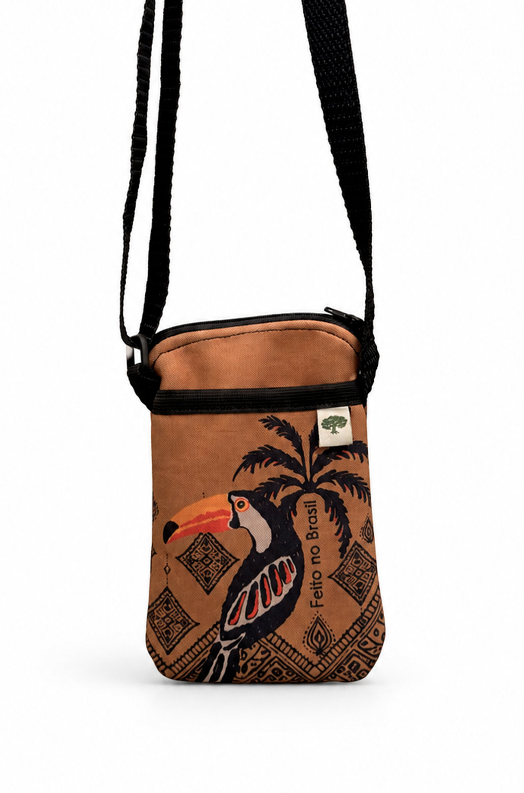 Bolsa Celular Documento Neoprene Estampada Tucano Desenhos Étnicos Bolsa Celular Documento Neoprene Estampada Tucano Desenhos Étnicos