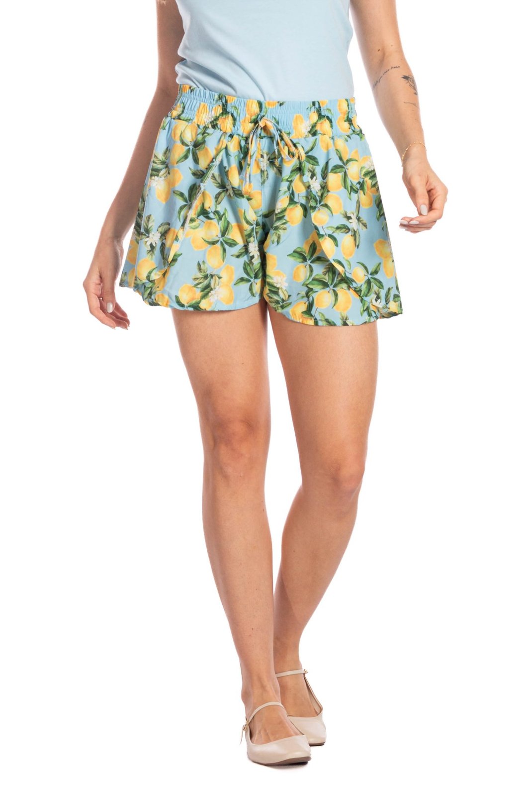 Shorts Atena Envelope Estampado Lemonade Shorts Atena Envelope Estampado Lemonade
