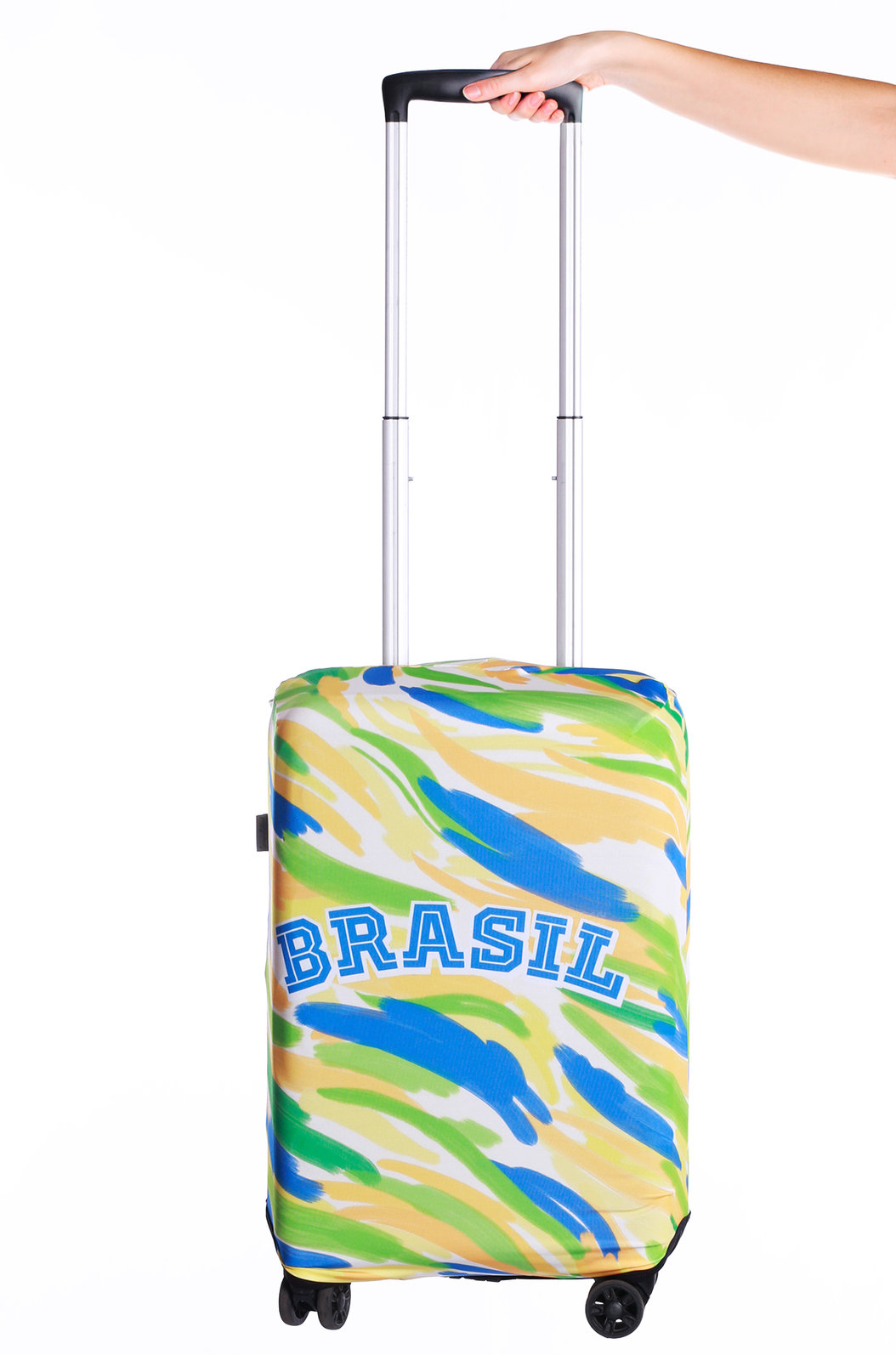 Capa de Mala Estampada Brasil Camuflado Cores Brasil Capa de Mala Estampada Brasil Camuflado Cores Brasil
