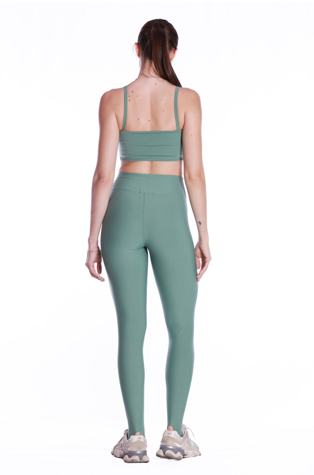 Top Fitness Poliamida Balm Verde Claro Top Fitness Poliamida Balm Verde Claro
