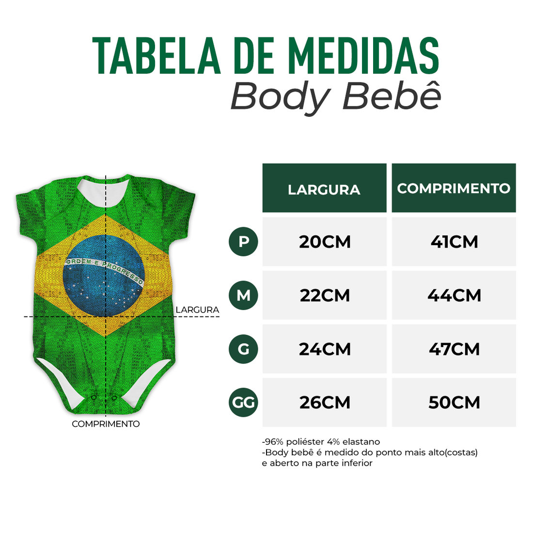 Body Infantil Bebê Manga Curta Estampado Bandeira Lantejoulas Body Infantil Bebê Manga Curta Estampado Bandeira Lantejoulas