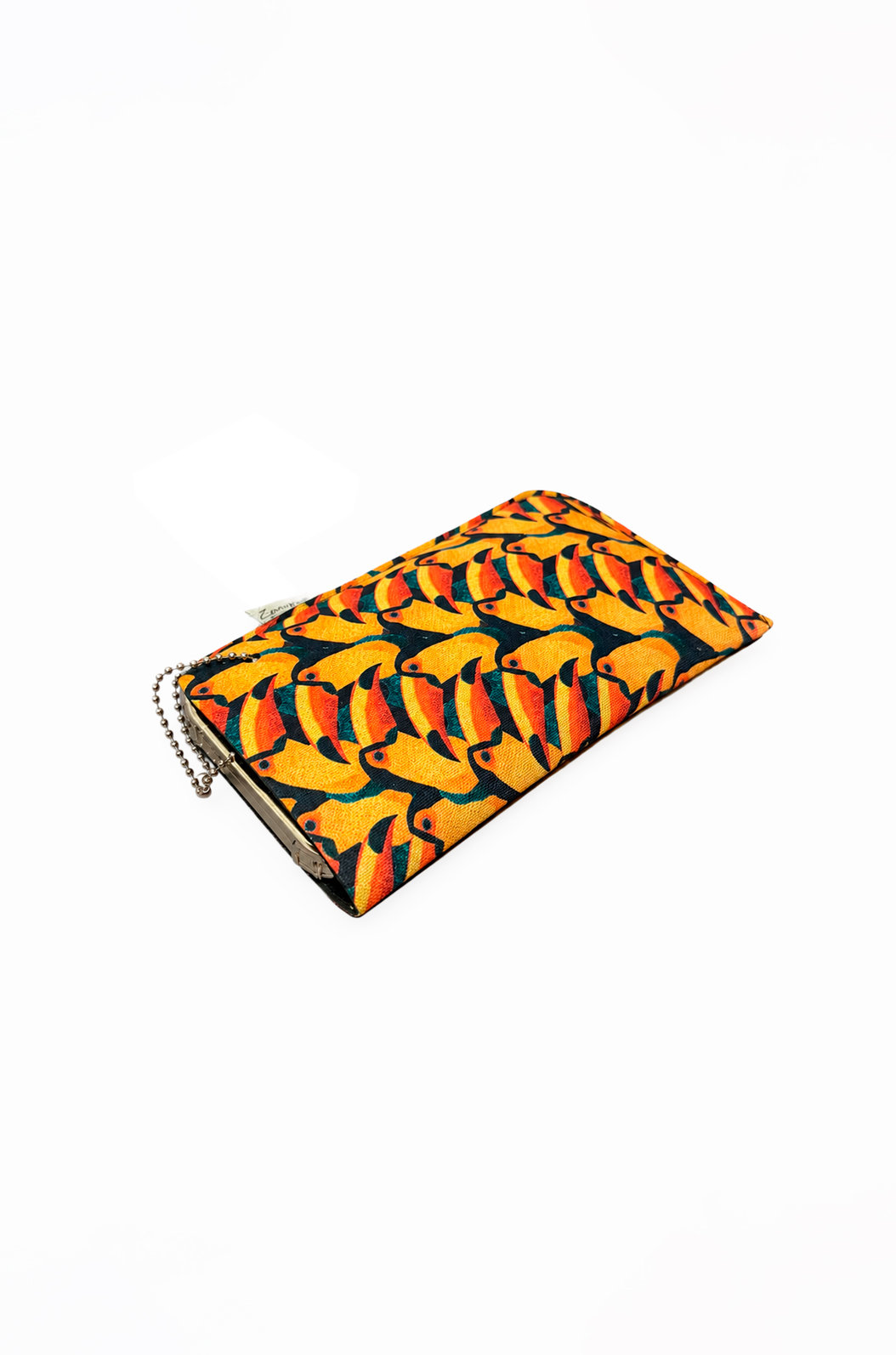 Porta Celular Estampado Tucanos Tela Bordada