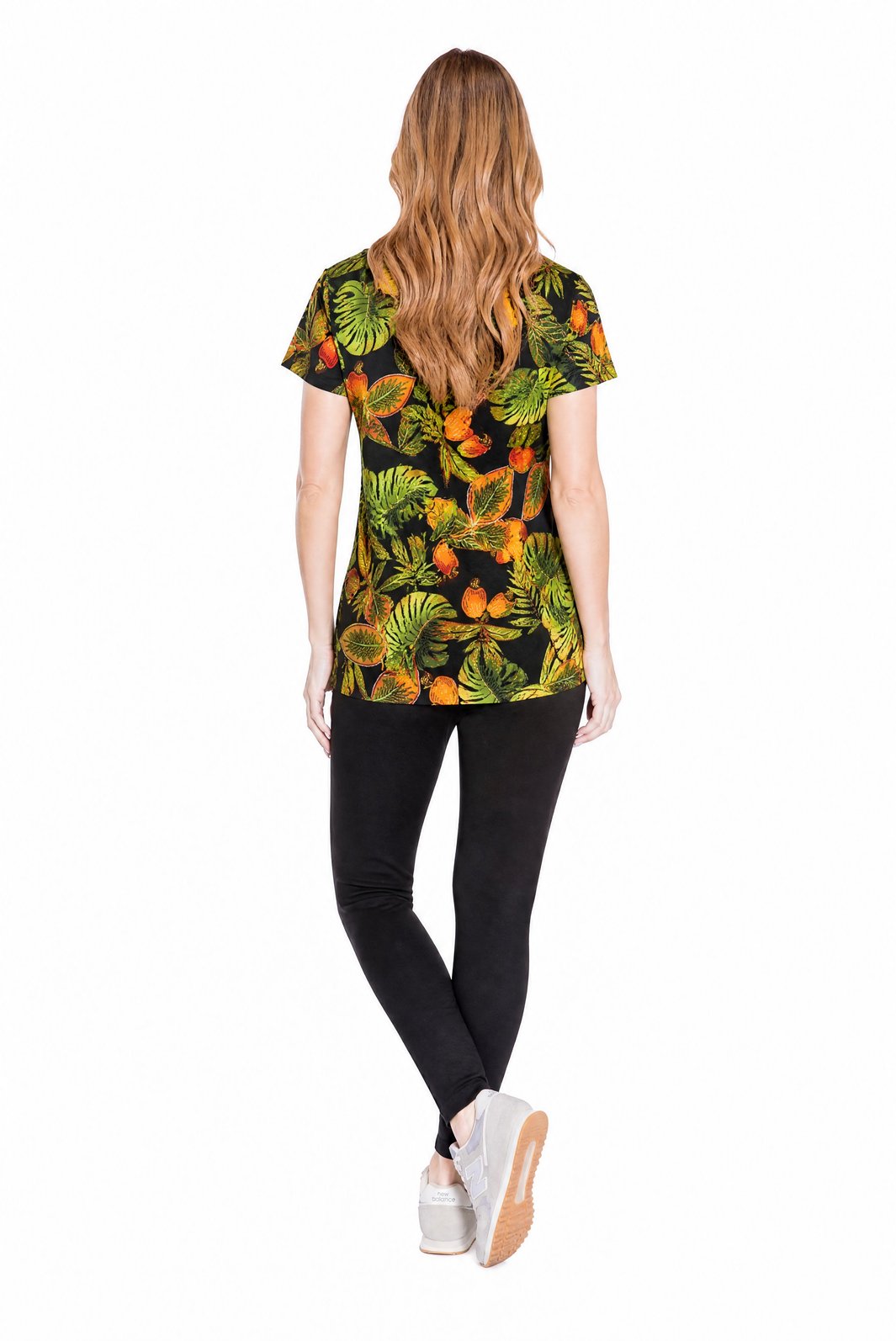 Blusa Florata Estampada Bandeira Brasil Caninde Folha Blusa Florata Estampada Bandeira Brasil Caninde Folha