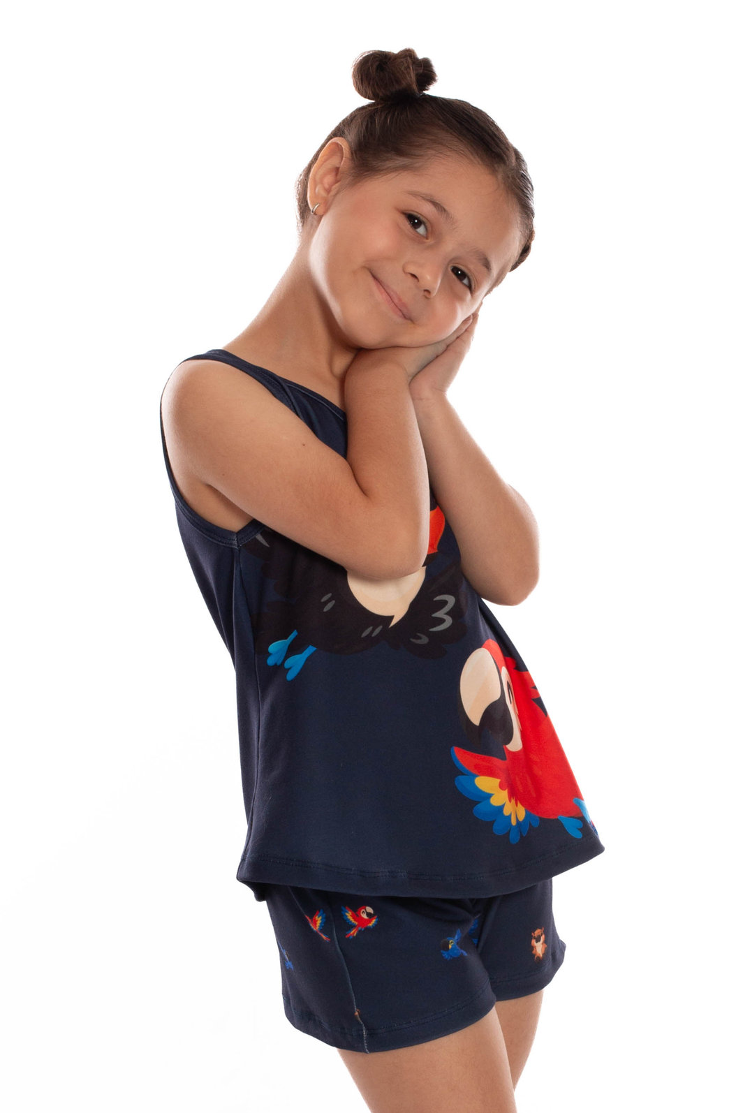 Pijama Infantil Estampado Fauna Baby Marinho Pijama Infantil Estampado Fauna Baby Marinho