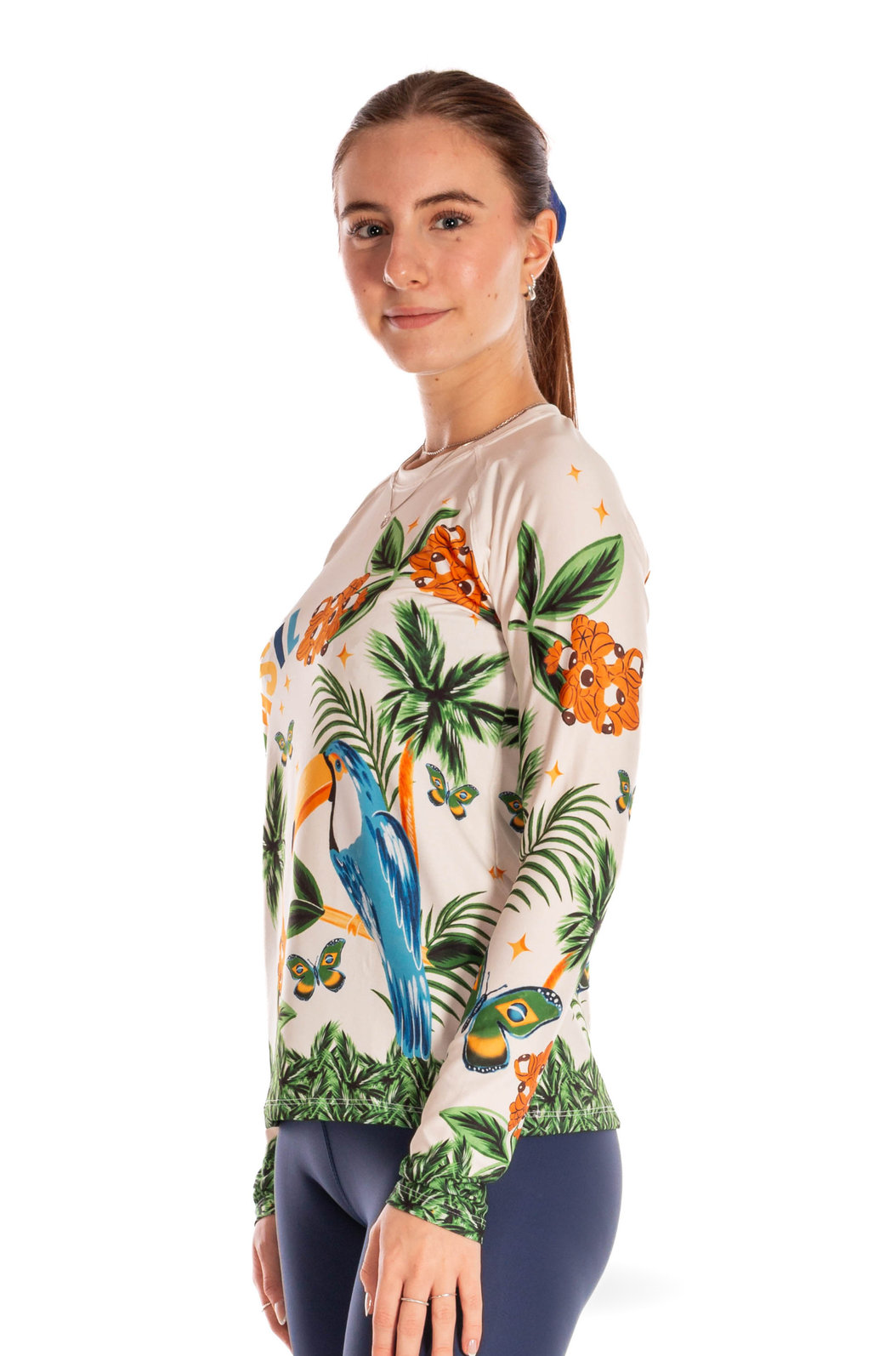 Camiseta Uv Básica Estampada Elementos Brasil Aquarela Camiseta Uv Básica Estampada Elementos Brasil Aquarela
