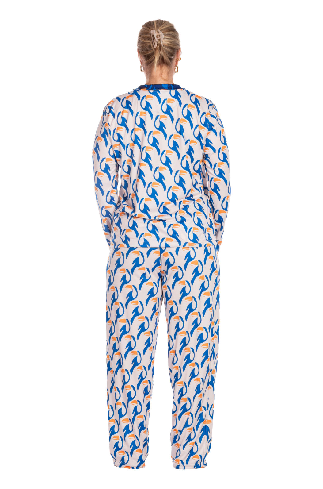 Pijama Feminino Manga Longa Americano Estampado Tucanos Rapport Vetor Pijama Feminino Manga Longa Americano Estampado Tucanos Rapport Vetor