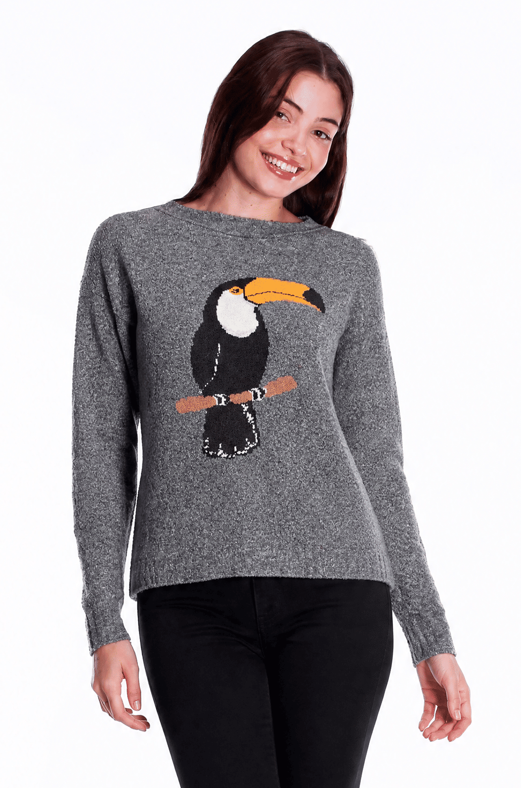 Blusão Tricô Jacquard Grafite Tucano Blusão Tricô Jacquard Grafite Tucano
