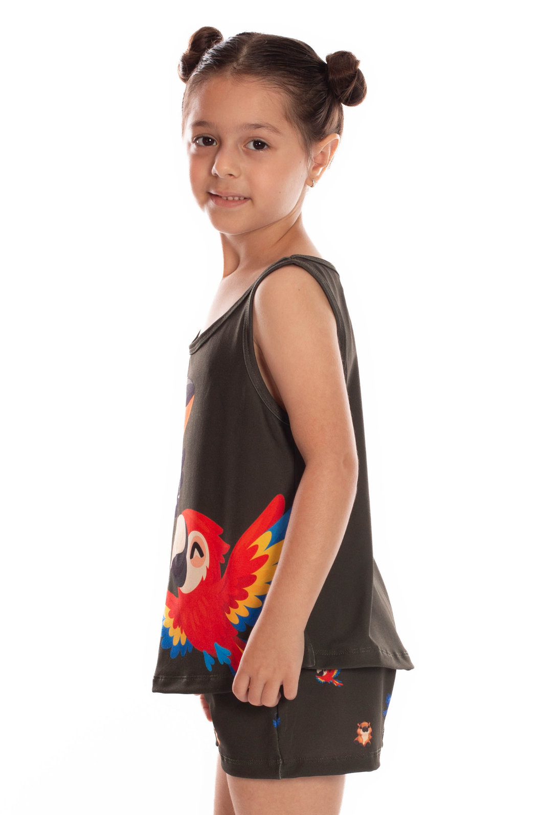 Pijama Infantil Estampado Fauna Baby Verde Pijama Infantil Estampado Fauna Baby Verde