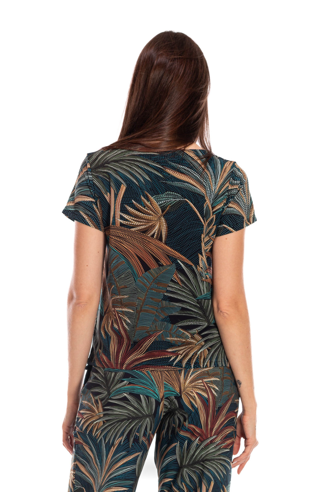Blusa Feminina Atena Estampada Onças Pontos de Luz Blusa Feminina Atena Estampada Onças Pontos de Luz