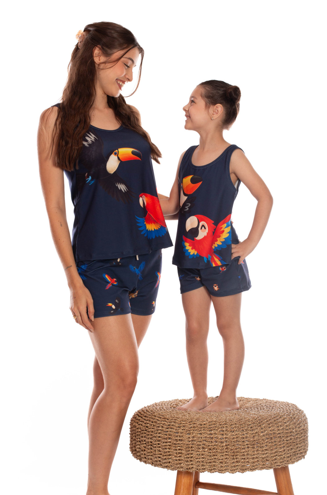 Pijama Infantil Estampado Fauna Baby Marinho Pijama Infantil Estampado Fauna Baby Marinho