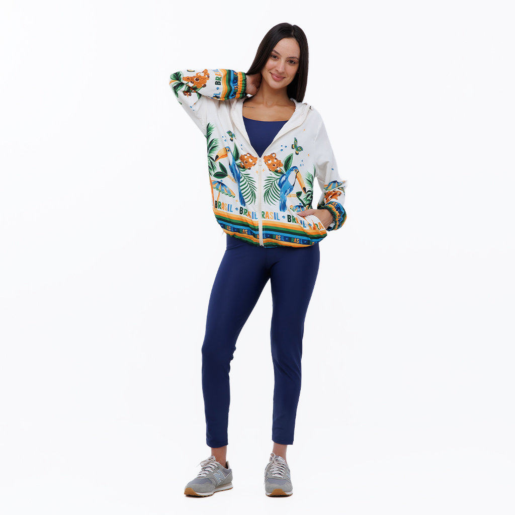 Jaqueta Corta Vento Ecoventura Estampada Elementos Brasil Aquarela Jaqueta Corta Vento Ecoventura Estampada Elementos Brasil Aquarela
