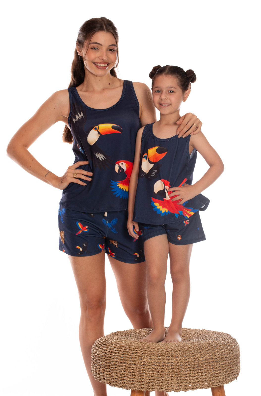 Pijama Infantil Estampado Fauna Baby Marinho Pijama Infantil Estampado Fauna Baby Marinho