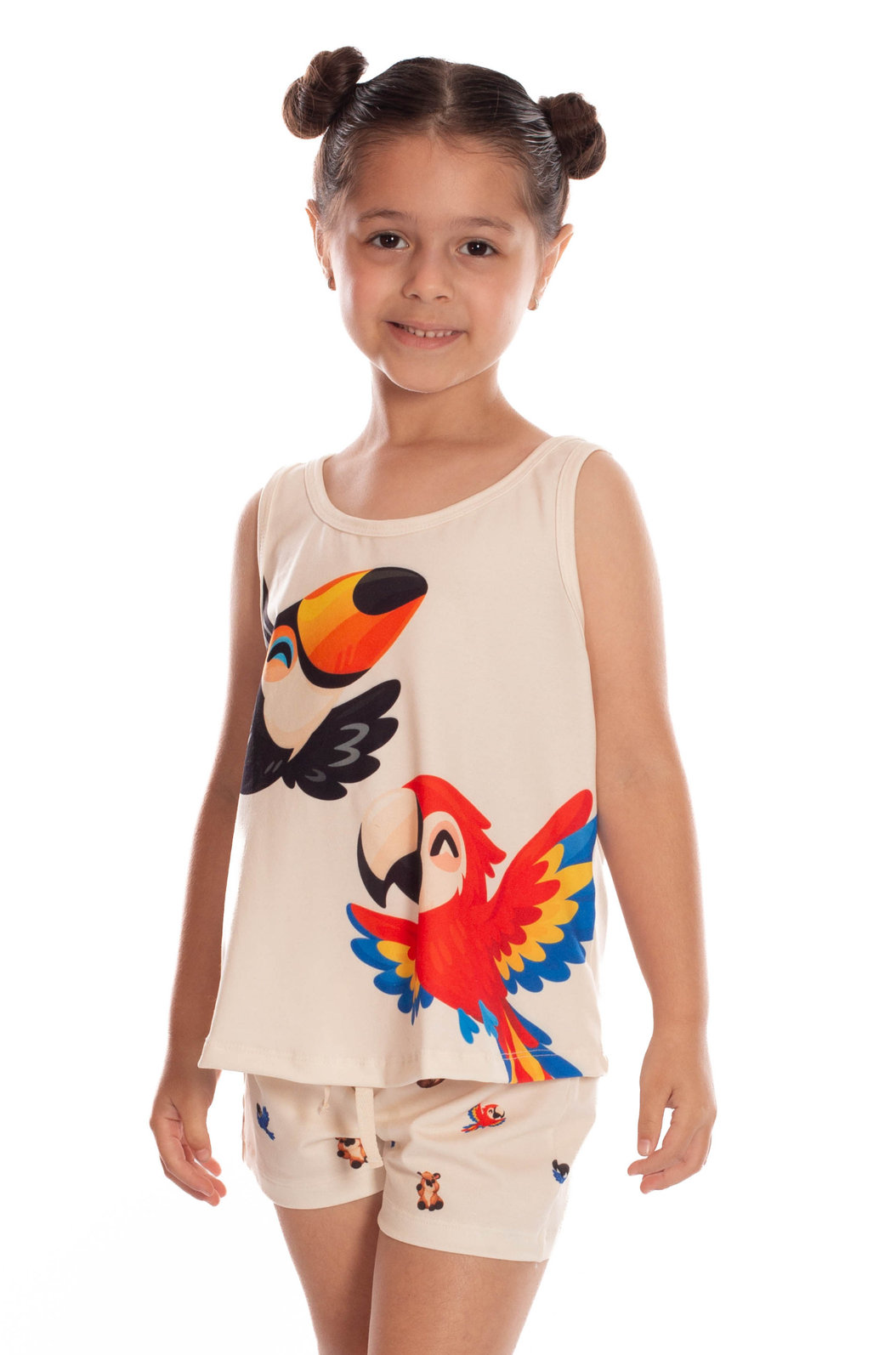 Pijama Infantil Estampado Fauna Baby Off Pijama Infantil Estampado Fauna Baby Off
