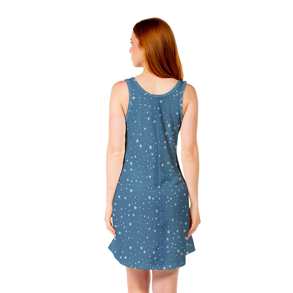 Vestido Feminino Camisola Bons Sonhos Estampado Ice Cat Vestido Feminino Camisola Bons Sonhos Estampado Ice Cat