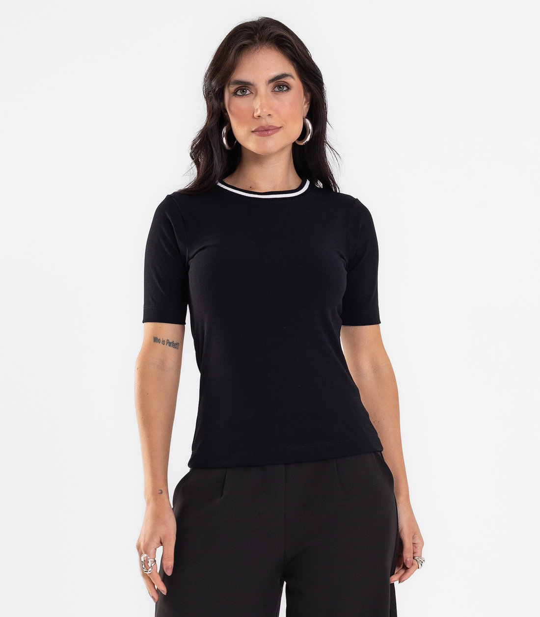 Blusa Feminina Em Ribana Endless Blusa Feminina Em Ribana Endless