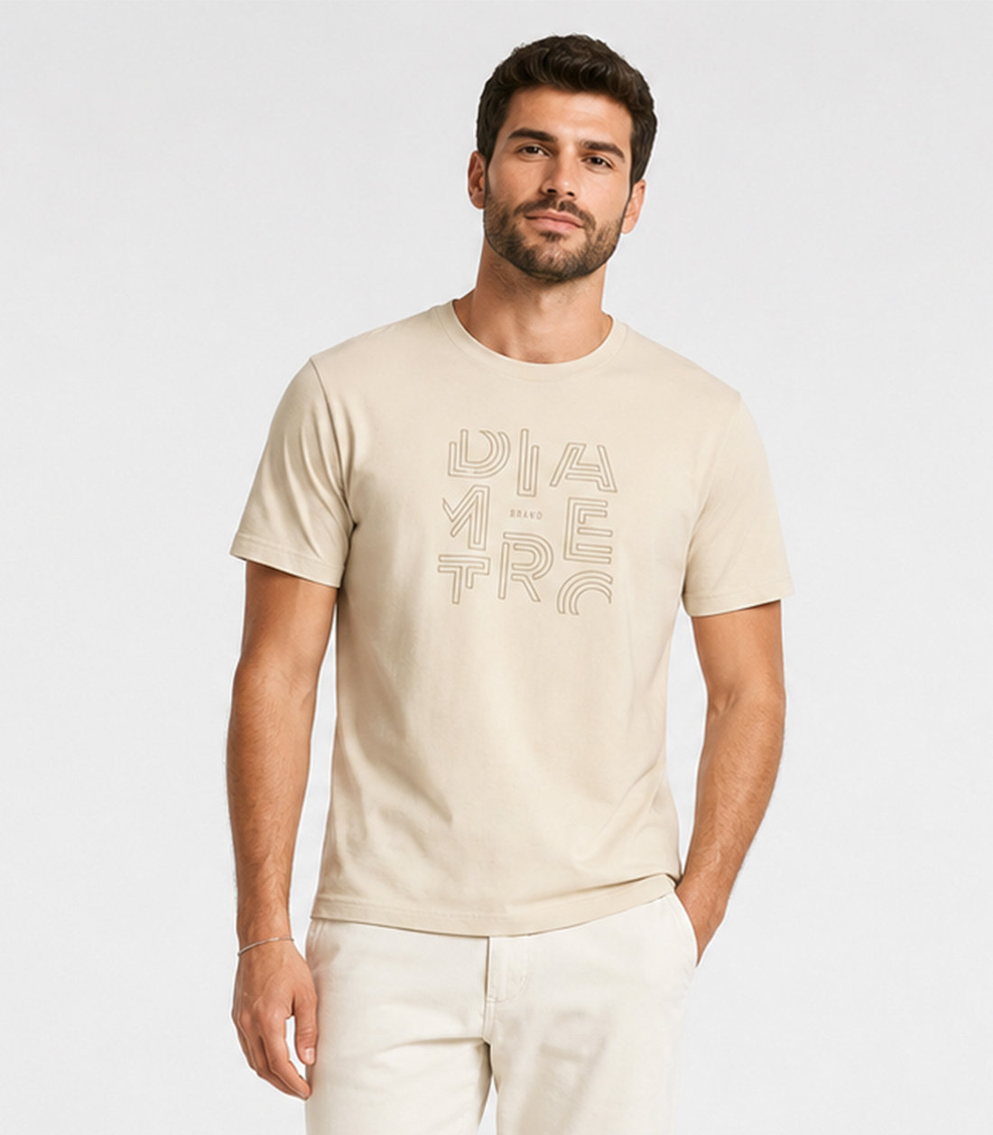 Camiseta Masculina Meia Malha Diametro Camiseta Masculina Meia Malha Diametro