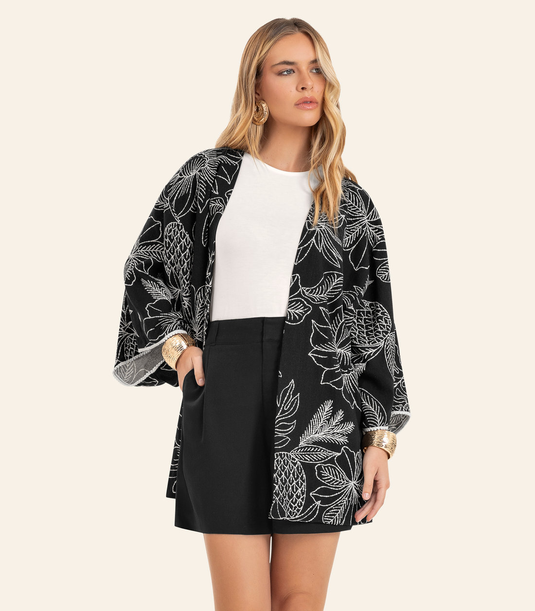 Kimono Feminio Com Manga Ampla Endless Kimono Feminio Com Manga Ampla Endless