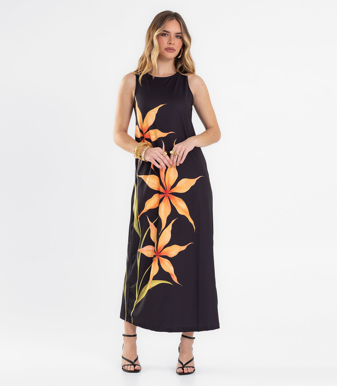 Vestido Feminino Midi Reto Endless Vestido Feminino Midi Reto Endless