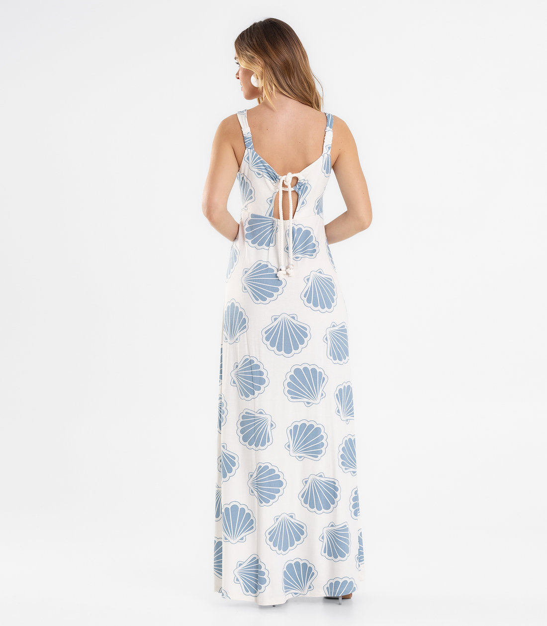 Vestido Feminino Longo Evasê Endless Vestido Feminino Longo Evasê Endless