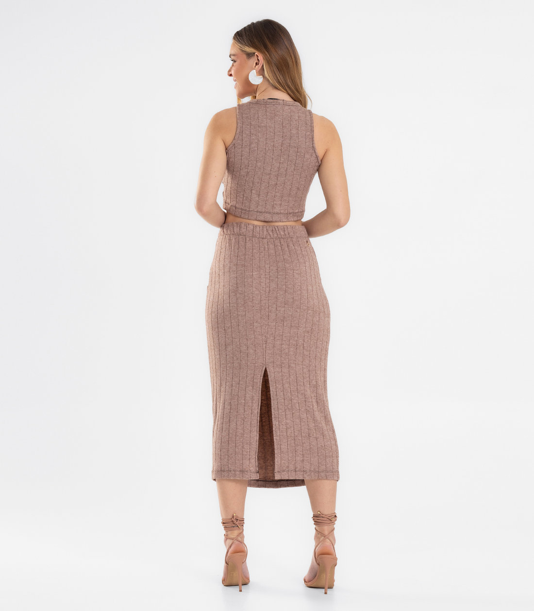 Conjunto Feminino Regata Com Saia Midi Endless Conjunto Feminino Regata Com Saia Midi Endless