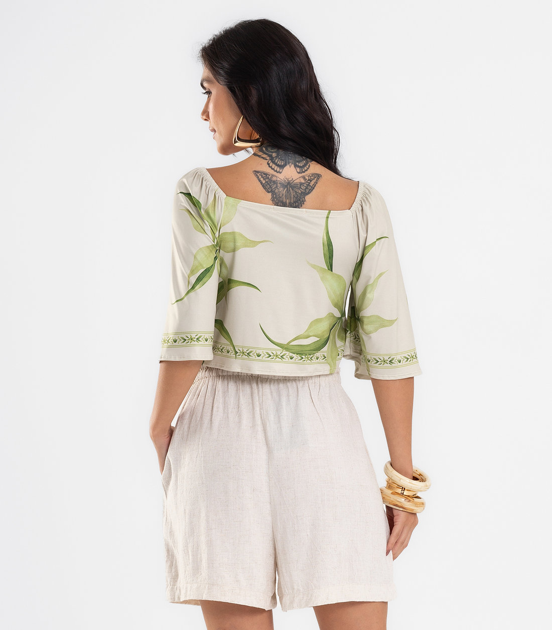 Shorts Feminino Em Linho Endless Shorts Feminino Em Linho Endless