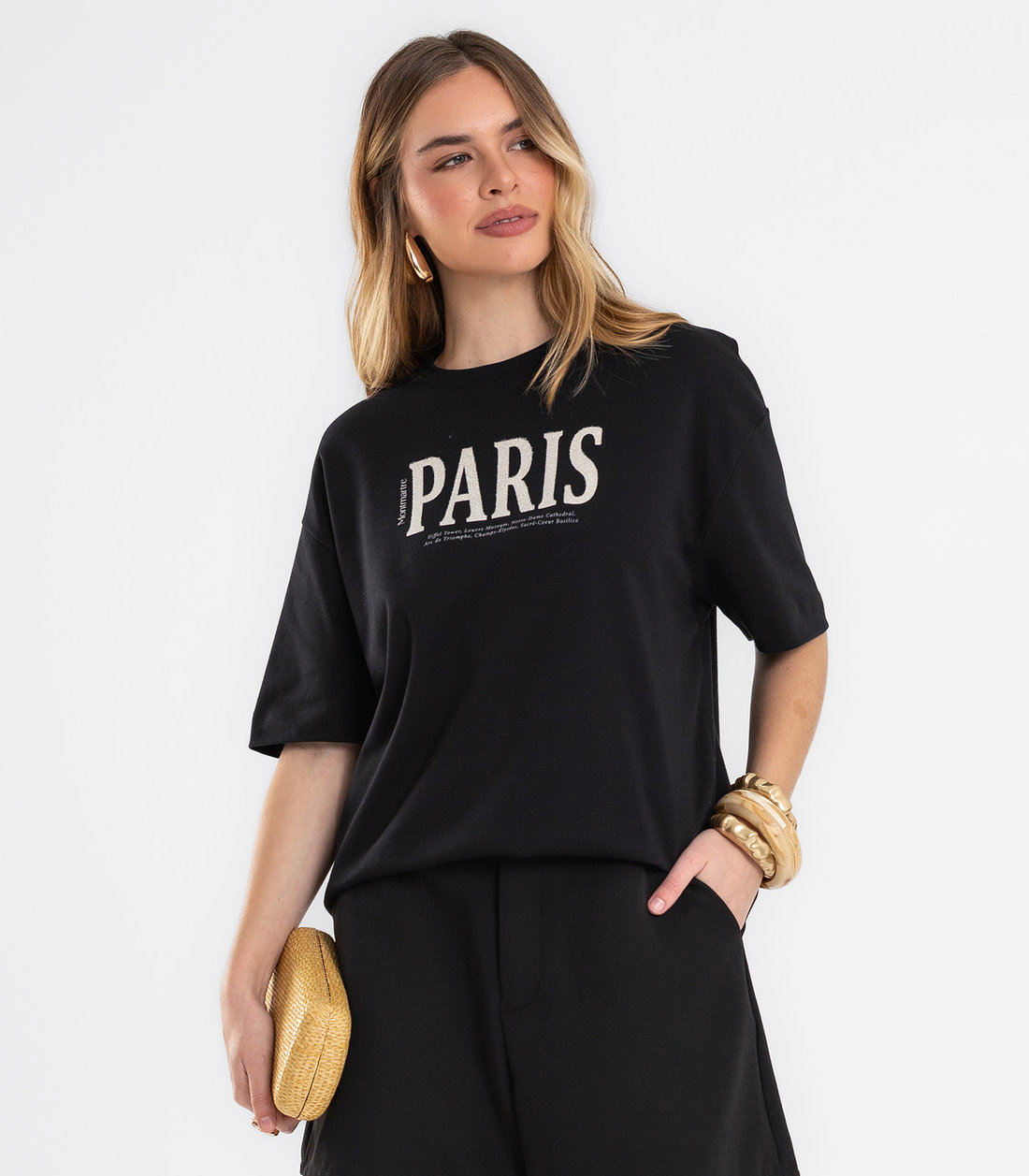 T Shirt Feminina Com Estampa Localizada Endless T Shirt Feminina Com Estampa Localizada Endless